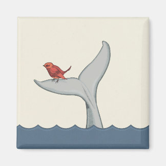 Vogel und Walmagnet Magnet