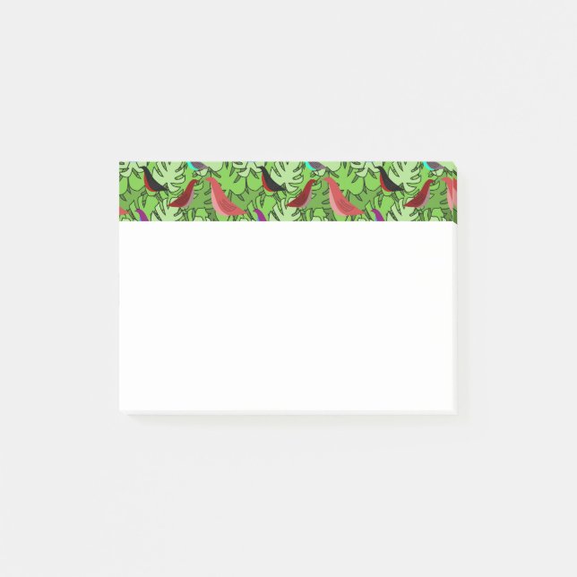 Vögel, Vögel, Vögel Post-it Klebezettel (Vorderseite)