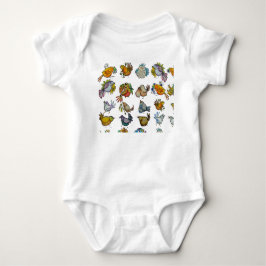 Vögel & Vögelchen Baby Strampler