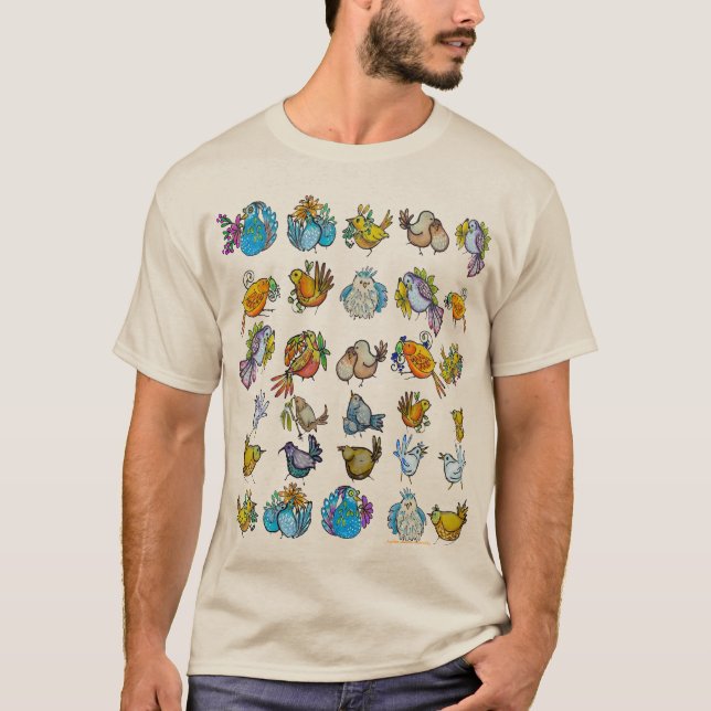 Vögel & Vögelchen T-Shirt (Vorderseite)