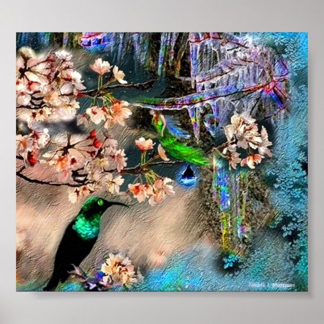 Vogel von Equinox Print Poster (Vorne)