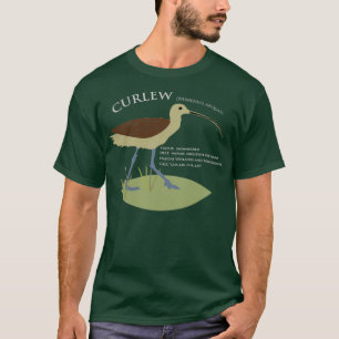 Vögel von Irland Curlew T-Shirt