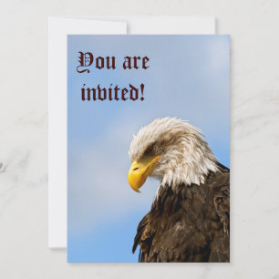 Vogel von Pray Bald Eagle Einladung