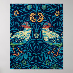 Vögel von William Morris  Poster
