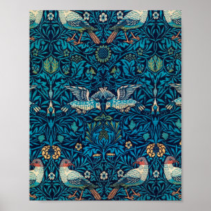 Vögel von William Morris Poster