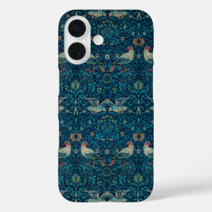 Vogel von William Morris, Vintage-Garten-Textilkun iPhone 16 Hülle