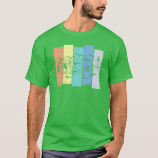 Vögel wandernde Vögel T-Shirt