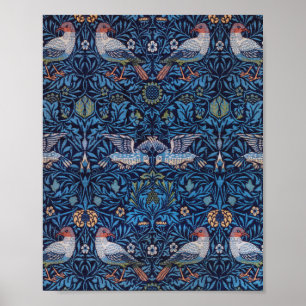 Vögel, William Morris Poster