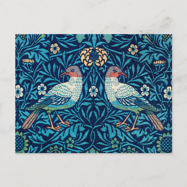 Vögel, William Morris Postkarte (Vorderseite)