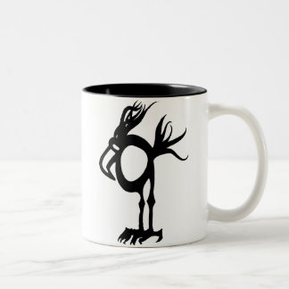 Vogel Zweifarbige Tasse
