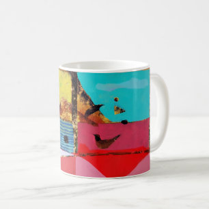 Vogelansicht Kaffeetasse