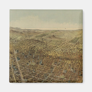 Vogelansicht von San Francisco Magnet
