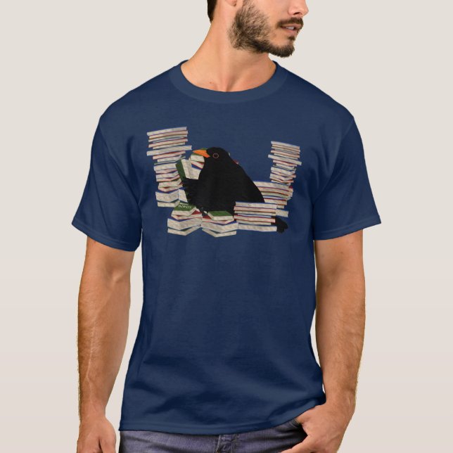 Vogelarten und Bücher, die Vögel beobachten T-Shirt (Vorderseite)
