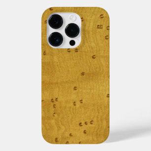 Vogelaugen-Ahornholz-Bild individuell Case-Mate iP iPhone 14 Pro Hülle