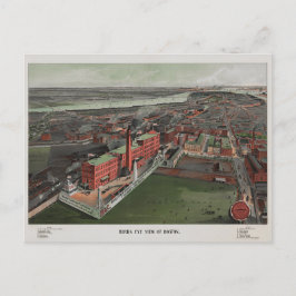 Vogelaugenblick in Boston Postkarte