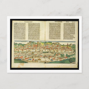 Vogelaugenblick von Ratisbon, aus der Nürnberger C Postkarte