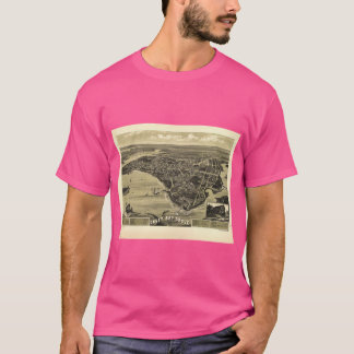 Vogelaugensicht bei eingesetzter Bucht T-Shirt
