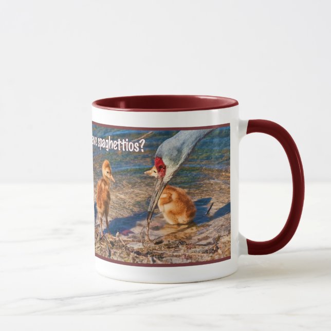 Vogelbabys und ein Wurm-Mittagessen Tasse (Rechts)