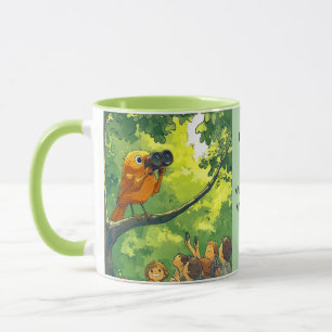 Vogelbeobachtende Menschen Tasse