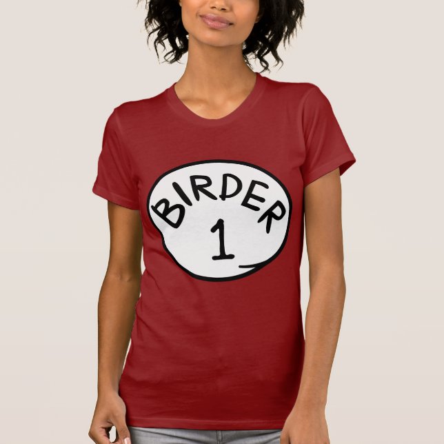 Vogelbeobachter 1 T-Shirt (Vorderseite)