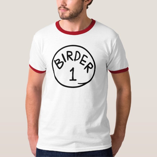 Vogelbeobachter 1 T-Shirt (Vorderseite)