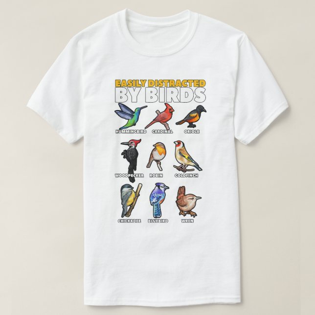 Vogelbeobachter Bird Watcher Bird Sports Wildlife  T-Shirt (Design vorne)