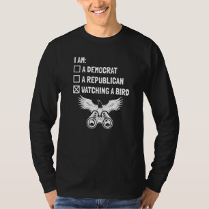 Vogelbeobachter Bird Watcher, ein Vogelornithologe T-Shirt