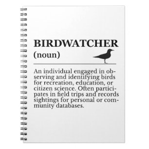 Vogelbeobachter Definition Beobachtung Identifizie Notizblock