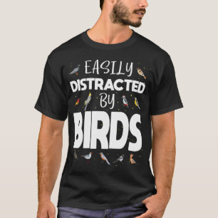 Vogelbeobachter: Gewitterte Vogelbeobachtung T-Shirt