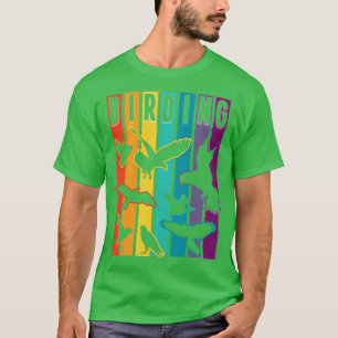 Vogelbeobachter-Ornithologe entwerfen einen Vogel- T-Shirt