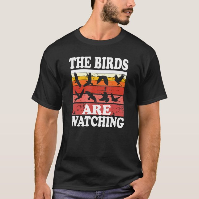 Vogelbeobachter Vogelbeobachtung Vögel lieben die  T-Shirt (Vorderseite)
