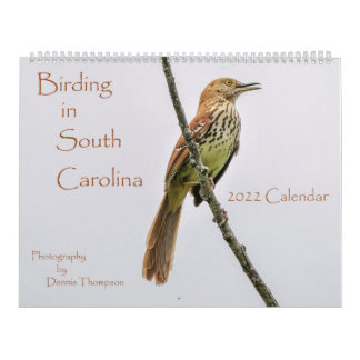 Vogelbeobachtung 2022 in South Carolina Calendar Kalender