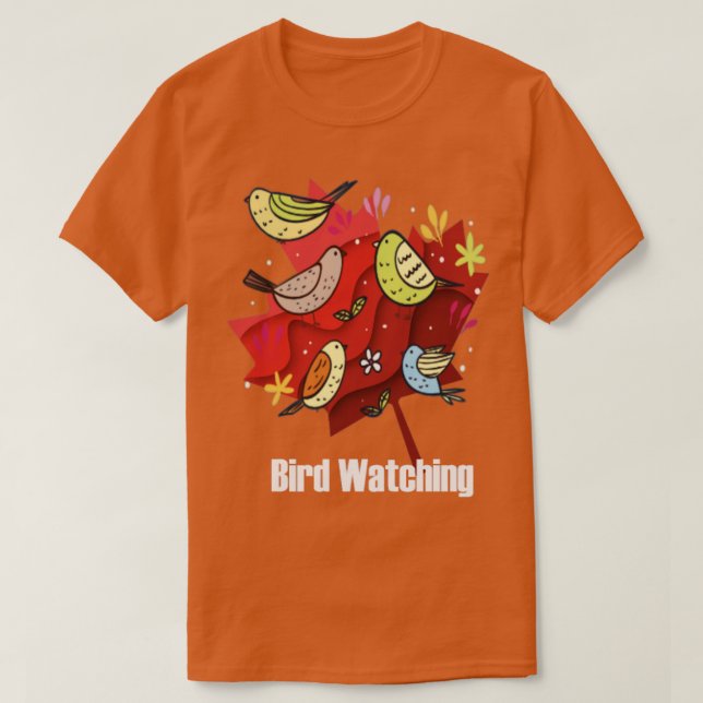 Vogelbeobachtung 24 T-Shirt (Design vorne)