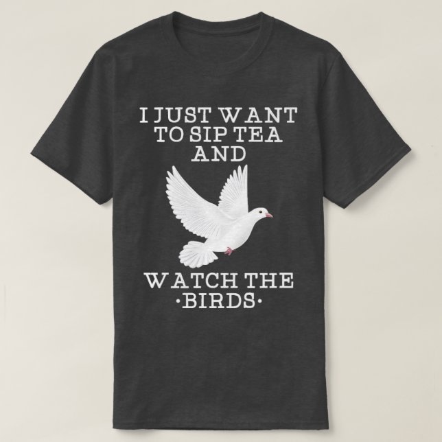 Vogelbeobachtung 39 T-Shirt (Design vorne)