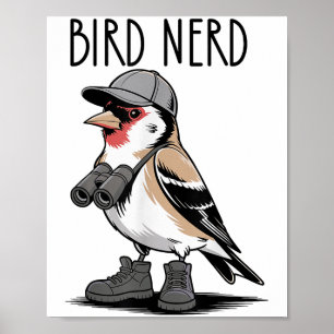 Vogelbeobachtung bei Vogel-Nerds _1 Poster