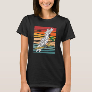 Vogelbeobachtung Bird Animal Tropical Parrot Retro T-Shirt