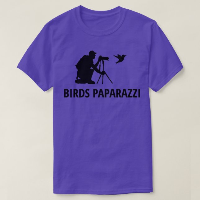 Vogelbeobachtung Bird Paparazzi Bird Fotografy 1 T-Shirt (Design vorne)