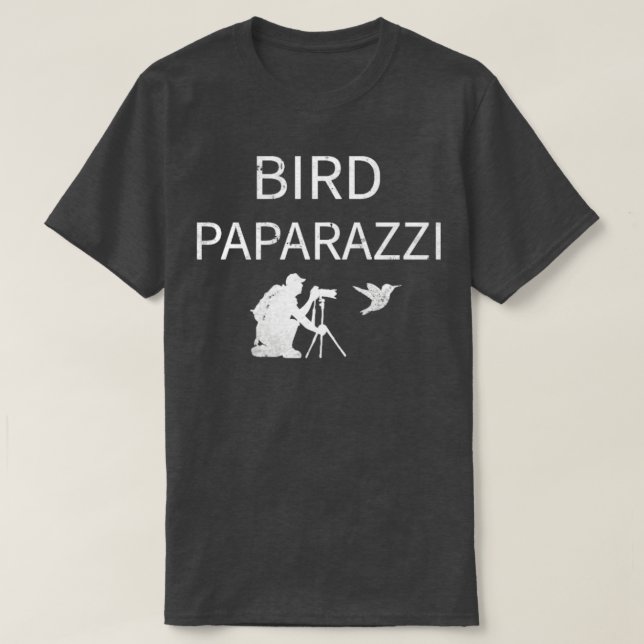 Vogelbeobachtung Bird Paparazzi Bird Fotografy 2 T-Shirt (Design vorne)