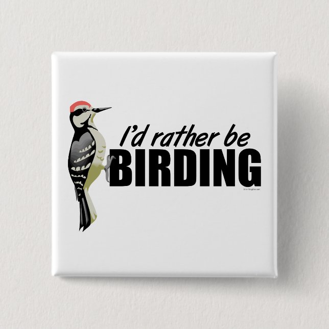 Vogelbeobachtung Button (Vorderseite)