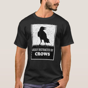Vogelbeobachtung der roten Kruge, leicht von Krähe T-Shirt