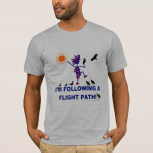 Vogelbeobachtung-Flugweg T-Shirt