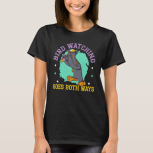 Vogelbeobachtung geht in beide Richtungen Vogel-Ve T-Shirt