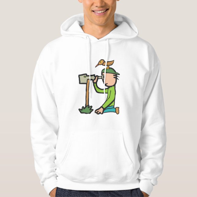 Vogelbeobachtung Hoodie (Vorderseite)
