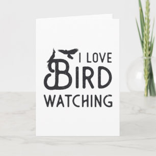 Vogelbeobachtung I Love Bird Watching Bird Vintag Karte