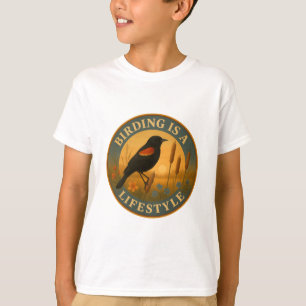 Vogelbeobachtung ist ein Lifestyle - Mars aus Schw T-Shirt