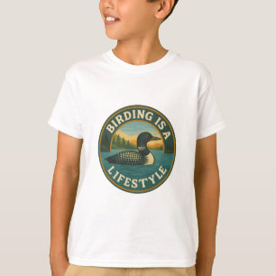 Vogelbeobachtung ist Lifestyle - Vintages Loon Abz T-Shirt