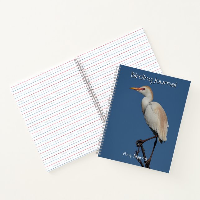 "Vogelbeobachtung Journal" SpiralNotebook Notizbuch (Innenseite)