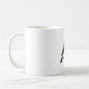 Vogelbeobachtung Level: besessen - farbenfroh Bird Kaffeetasse