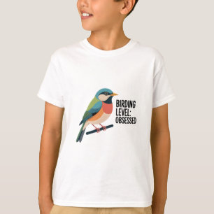 Vogelbeobachtung Level: besessen - farbenfroh Bird T-Shirt