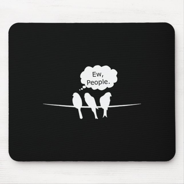 Vogelbeobachtung Lustig Ew, Leute Vögel Hobby Voge Mousepad (Vorne)